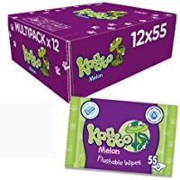 Los mejores  - Kandoo - Recambio de toallitas húmedas con aroma de melón – Pack de 12- total de 660 toallitas